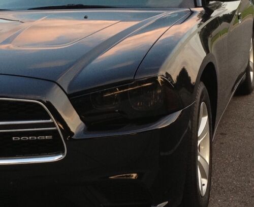 2011-2014 Dodge Charger | Headlight PreCut Tint Overlays