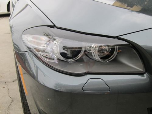 2011-2014 BMW 5 Series F10 | Headlight Eyelid PreCut Vinyl Overlays