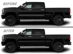 2014-2018 GMC Sierra 1500 | Door Molding Trim Chrome Delete PreCut Vinyl Wrap
