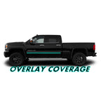 2014-2018 GMC Sierra 1500 | Door Molding Trim Chrome Delete PreCut Vinyl Wrap