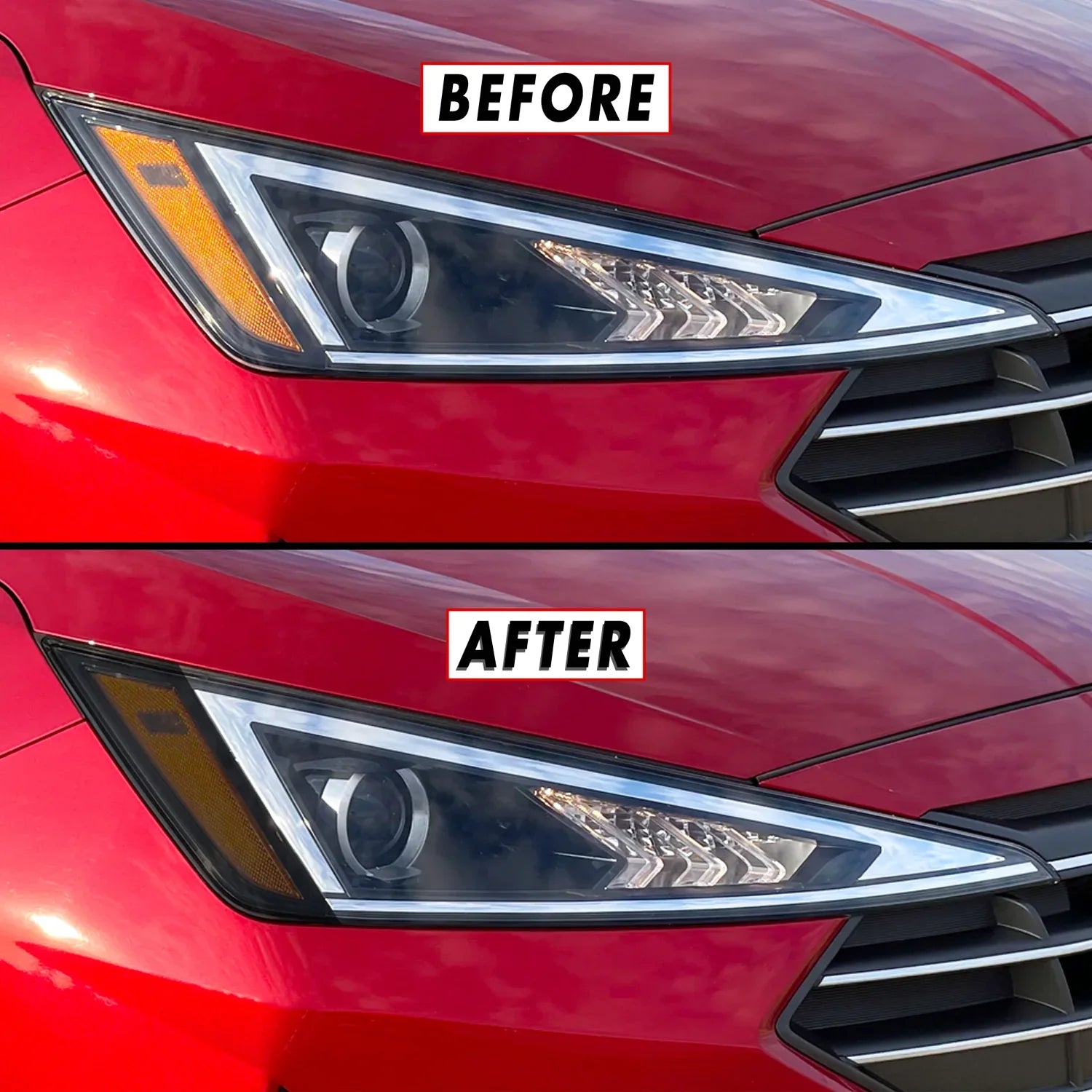 2019-2020 Hyundai Elantra | Headlight Side Marker PreCut Tint Overlays