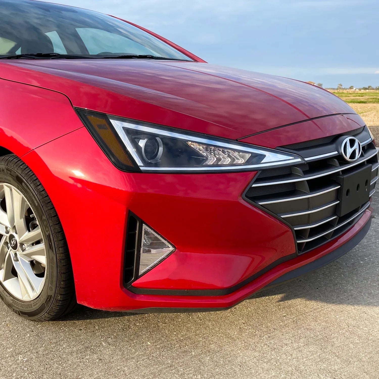 2019-2020 Hyundai Elantra | Headlight Side Marker PreCut Tint Overlays