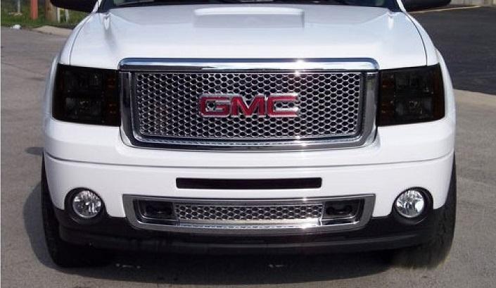 2007-2013 GMC Sierra 1500 | Headlight PreCut Tint Overlays