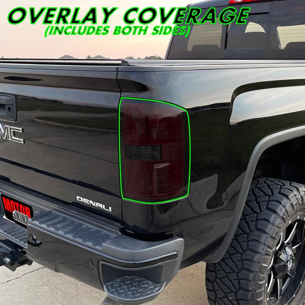 2014-2018 GMC Sierra 1500 | Tail Light PreCut Tint Overlays