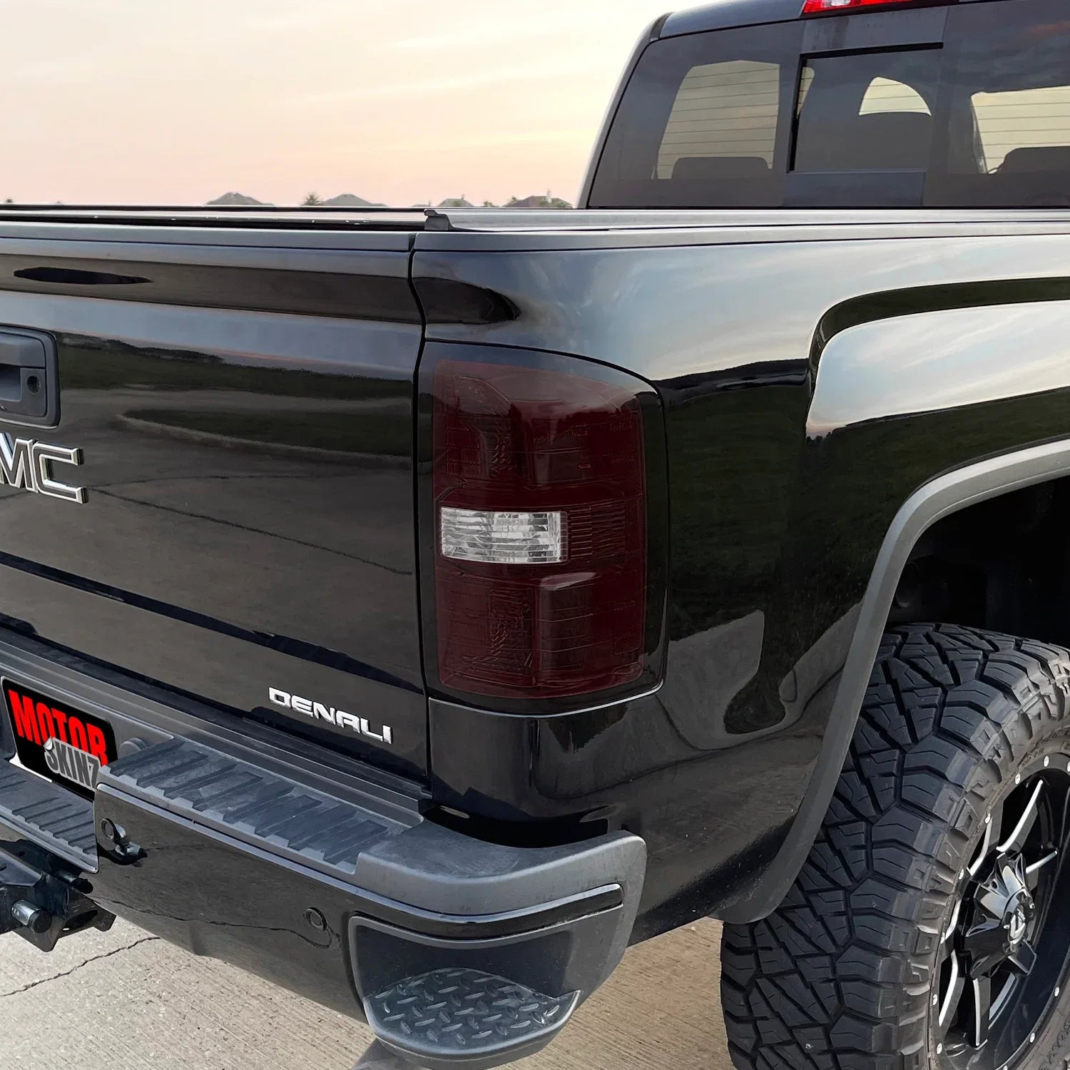 2014-2018 GMC Sierra 1500 | Tail Light Cutout PreCut Tint Overlays