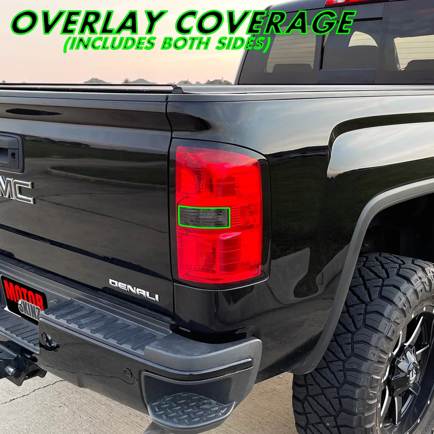 2014-2018 GMC Sierra 1500 | Reverse Light PreCut Tint Overlays