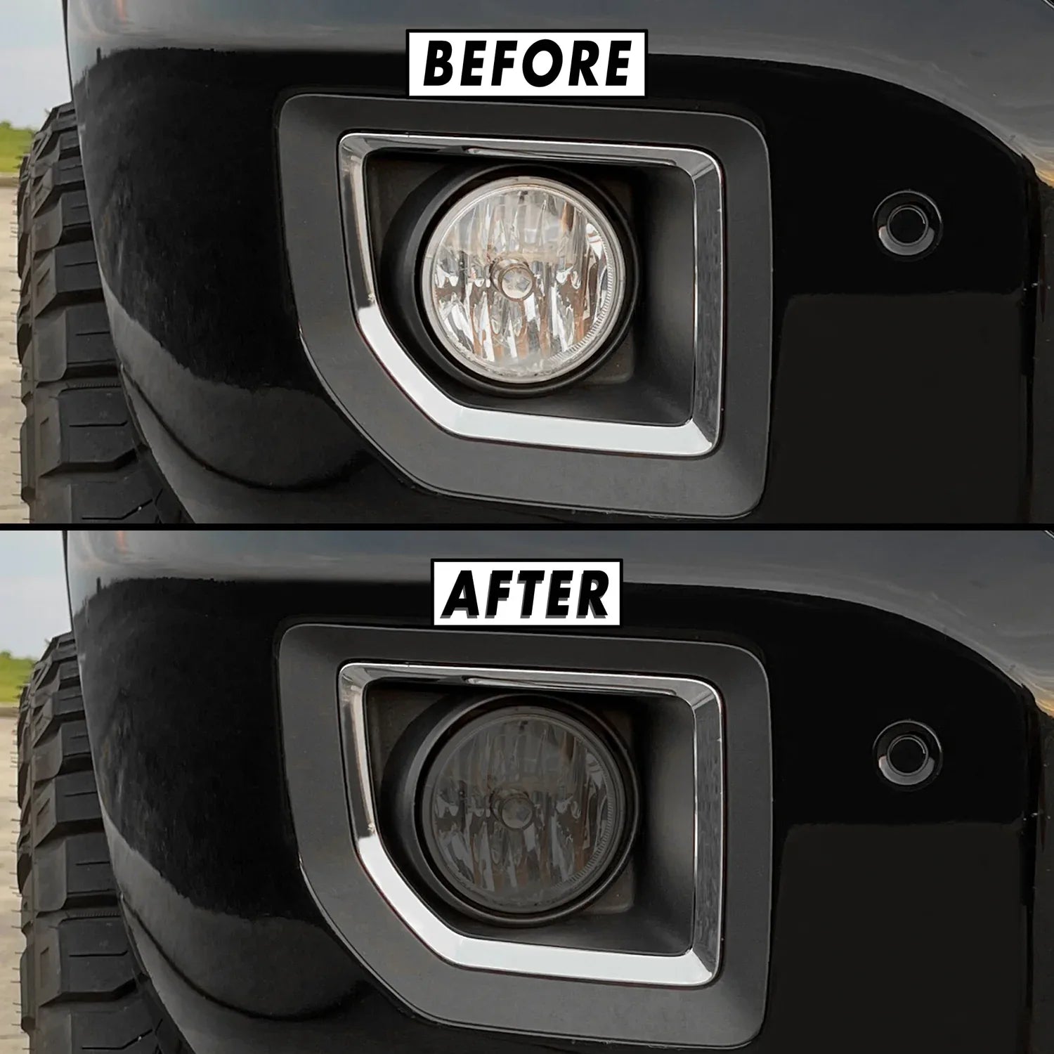 2015-2019 GMC Sierra 2500 / 3500 | Fog Light PreCut Tint Overlays