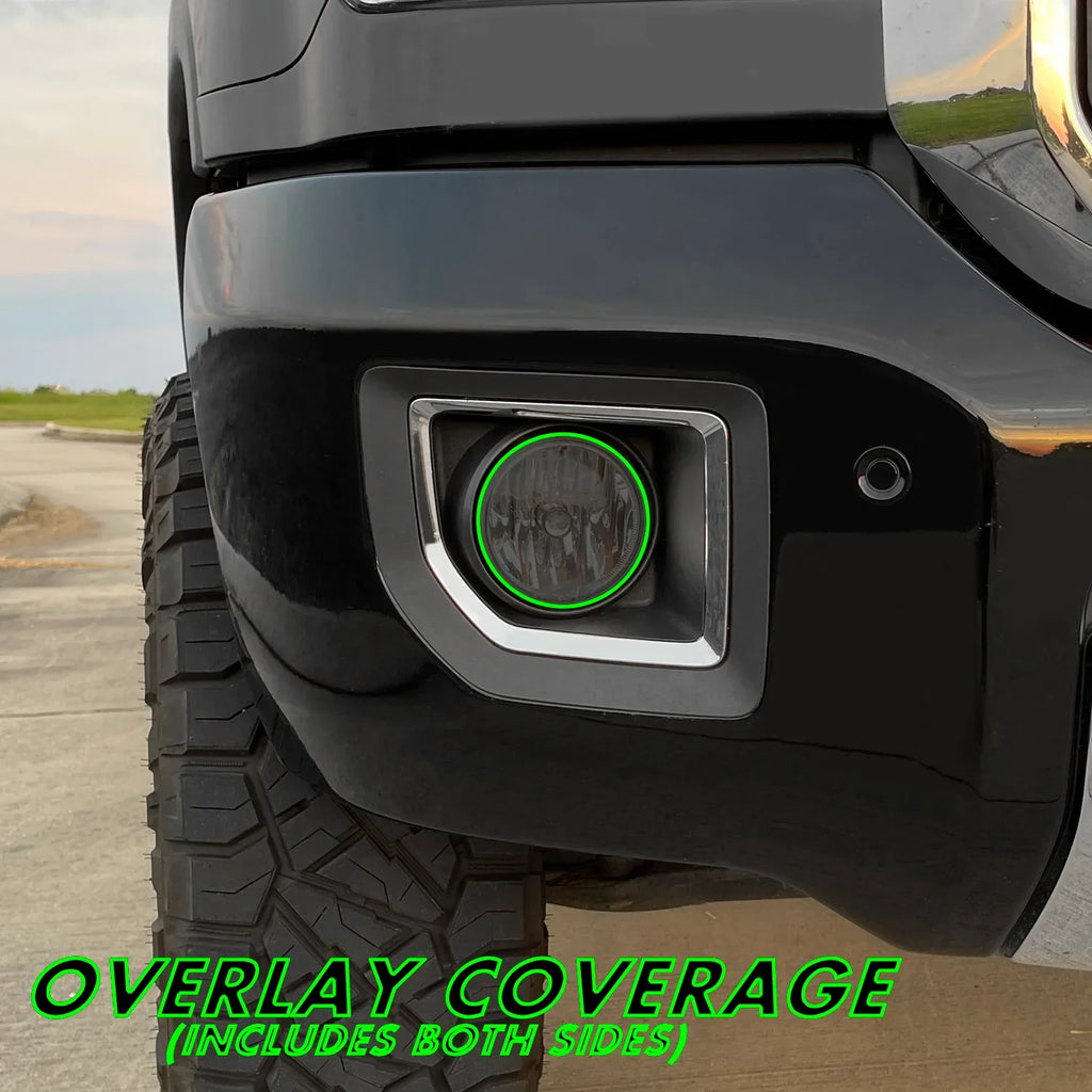 2015-2019 GMC Sierra 2500 / 3500 | Fog Light PreCut Tint Overlays