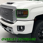2015-2019 GMC Sierra 2500 / 3500 | Headlight PreCut Tint Overlays