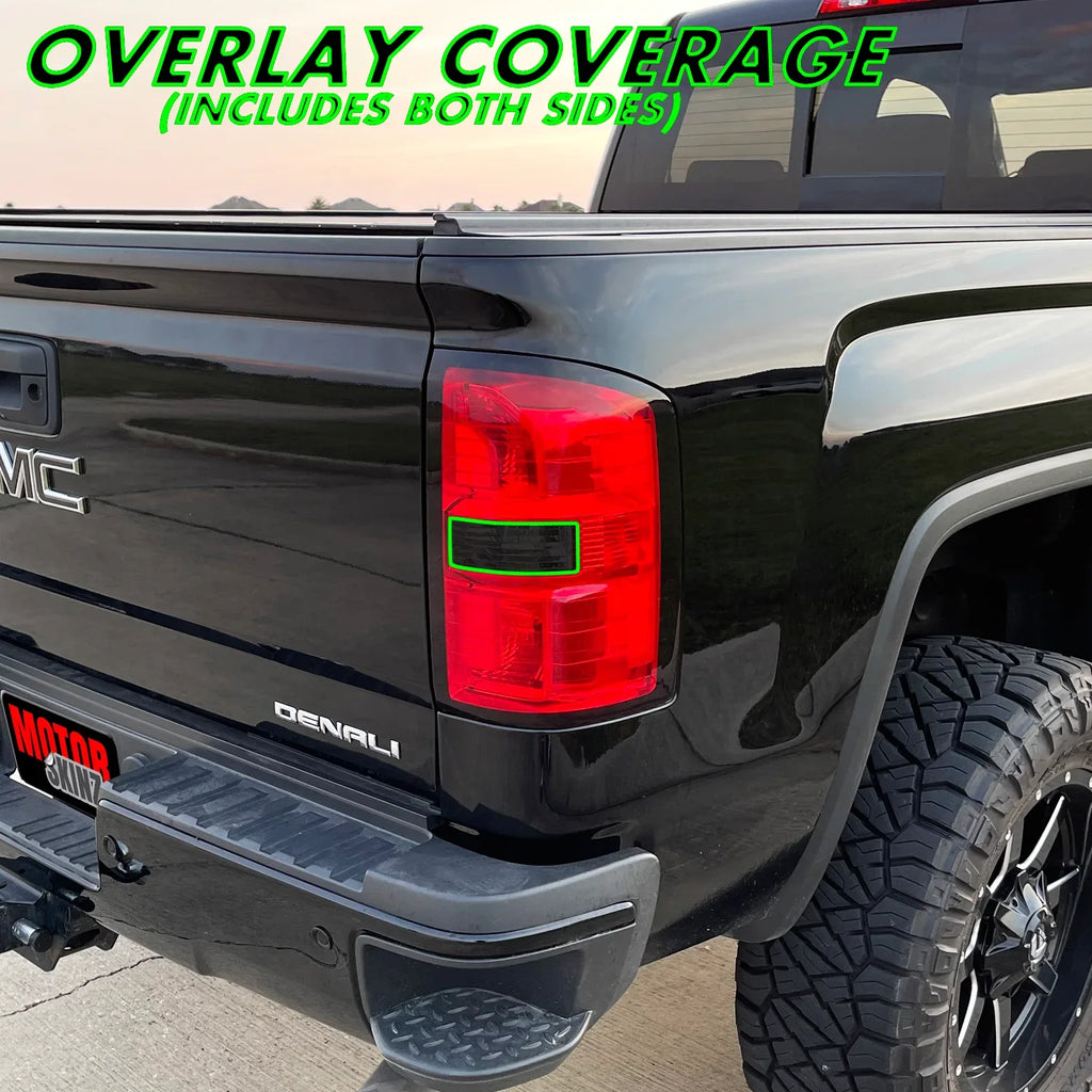 2015-2019 GMC Sierra 2500 / 3500 | Reverse Light PreCut Tint Overlays