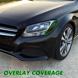 2015-2021 Mercedes C-Class | Headlight Side Marker PreCut Tint Overlays