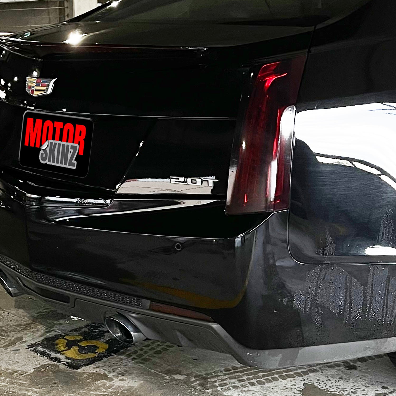 2013-2018 Cadillac ATS Sedan | Tail Light PreCut Tint Overlays