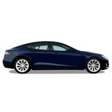 2012-2022 Tesla Model S | Window Trim + All Side Trim Chrome Delete PreCut Vinyl Wrap