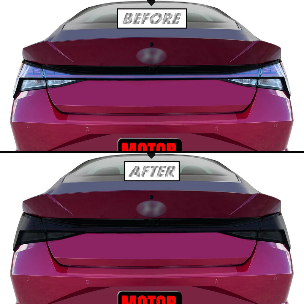 2021-2023 Hyundai Elantra | Tail Light PreCut Tint Overlays