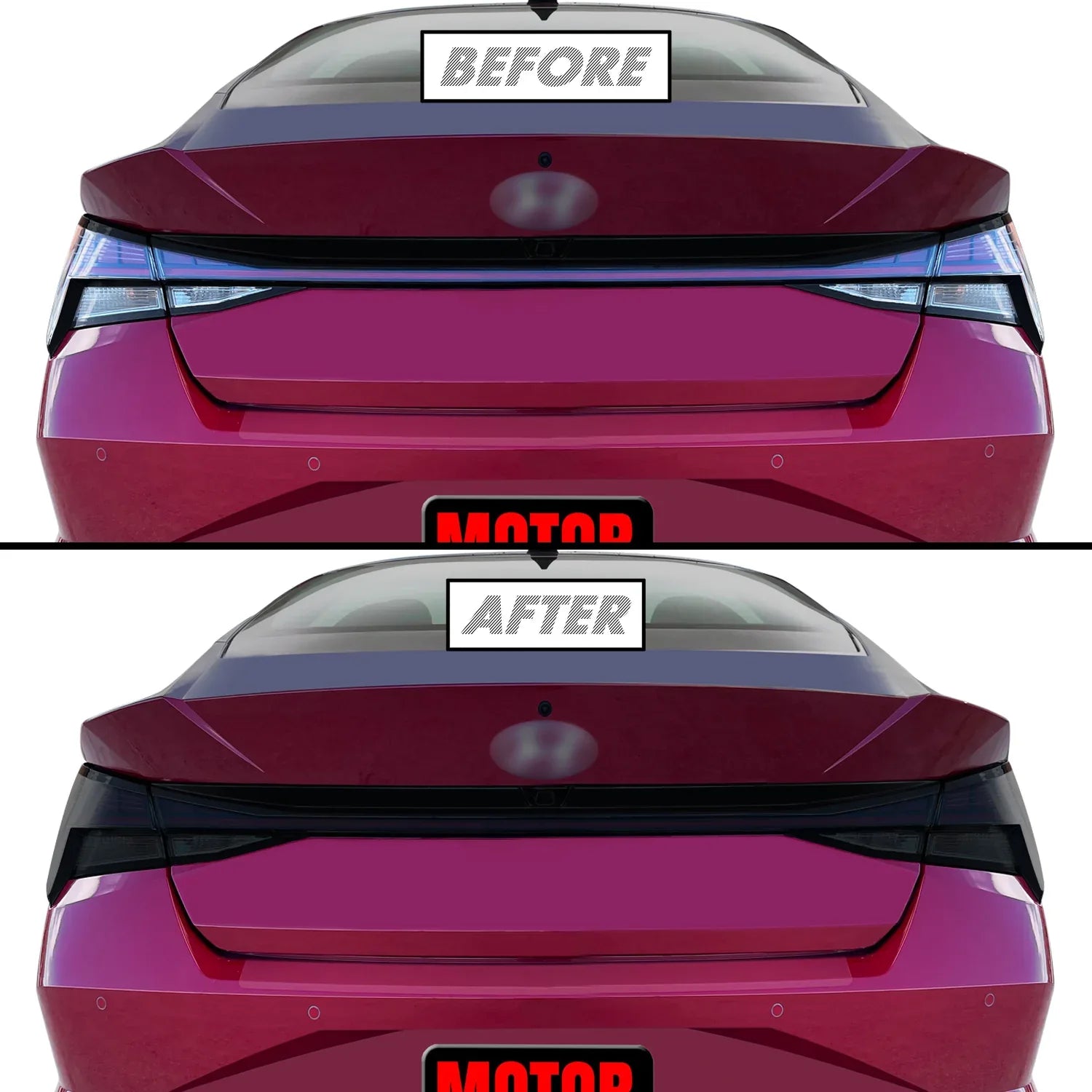 2021-2023 Hyundai Elantra | Tail Light PreCut Tint Overlays