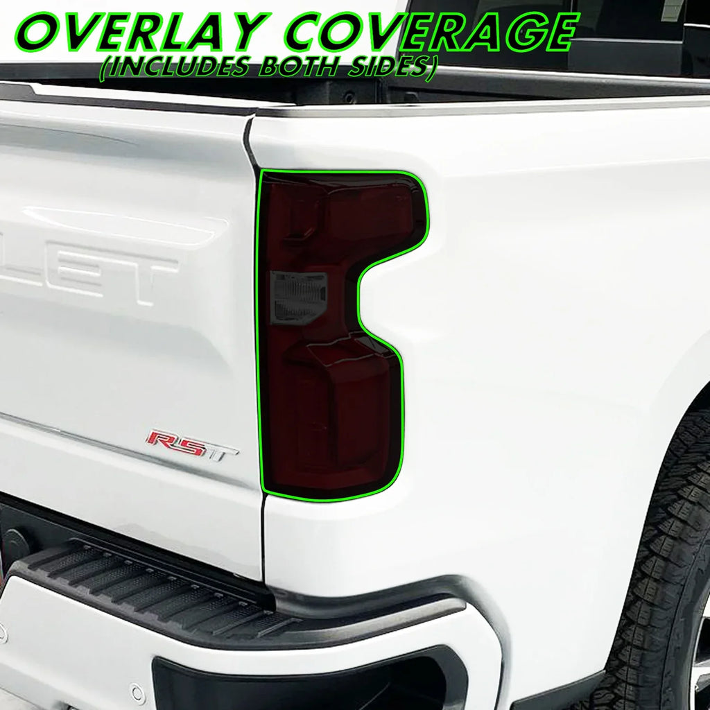 2019-2025 Chevrolet Silverado 1500 | Tail Light PreCut Tint Overlays