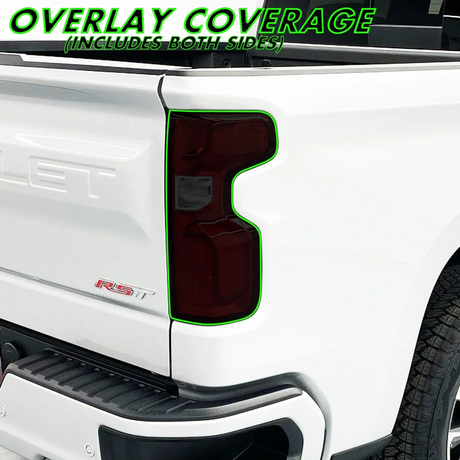 2019-2025 Chevrolet Silverado 1500 | Tail Light PreCut Tint Overlays