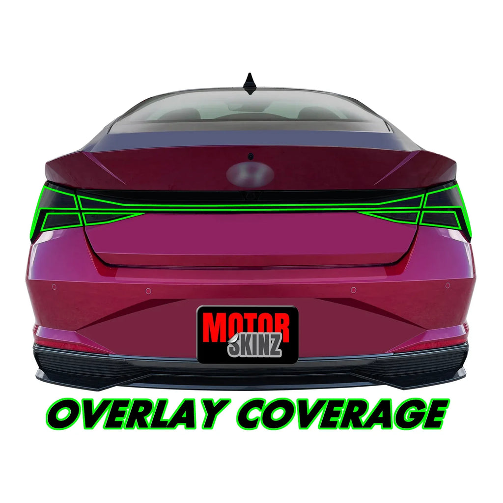 2021-2023 Hyundai Elantra | Tail Light PreCut Tint Overlays
