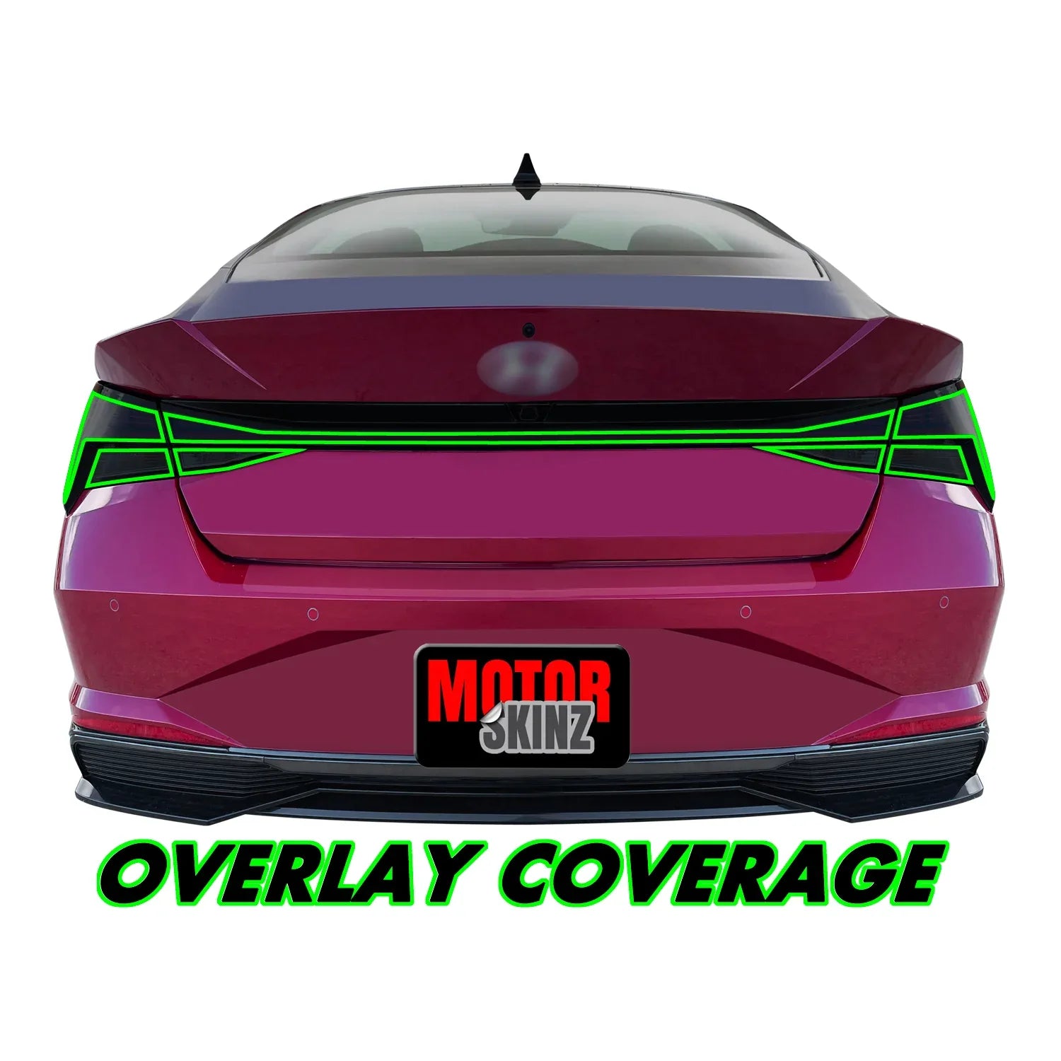 2021-2023 Hyundai Elantra | Tail Light PreCut Tint Overlays