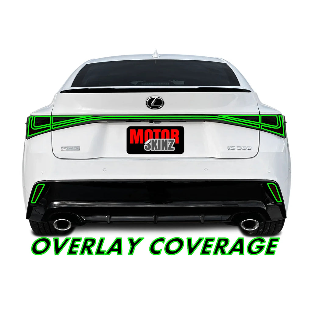 2021-2026 Lexus IS | Tail Light PreCut Tint Overlays