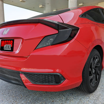 Jdmfv Smoked Tail Light Overlays – Precut For 2016-2021 Honda Civic Coupe (Reverse Light Area), Gloss Finish