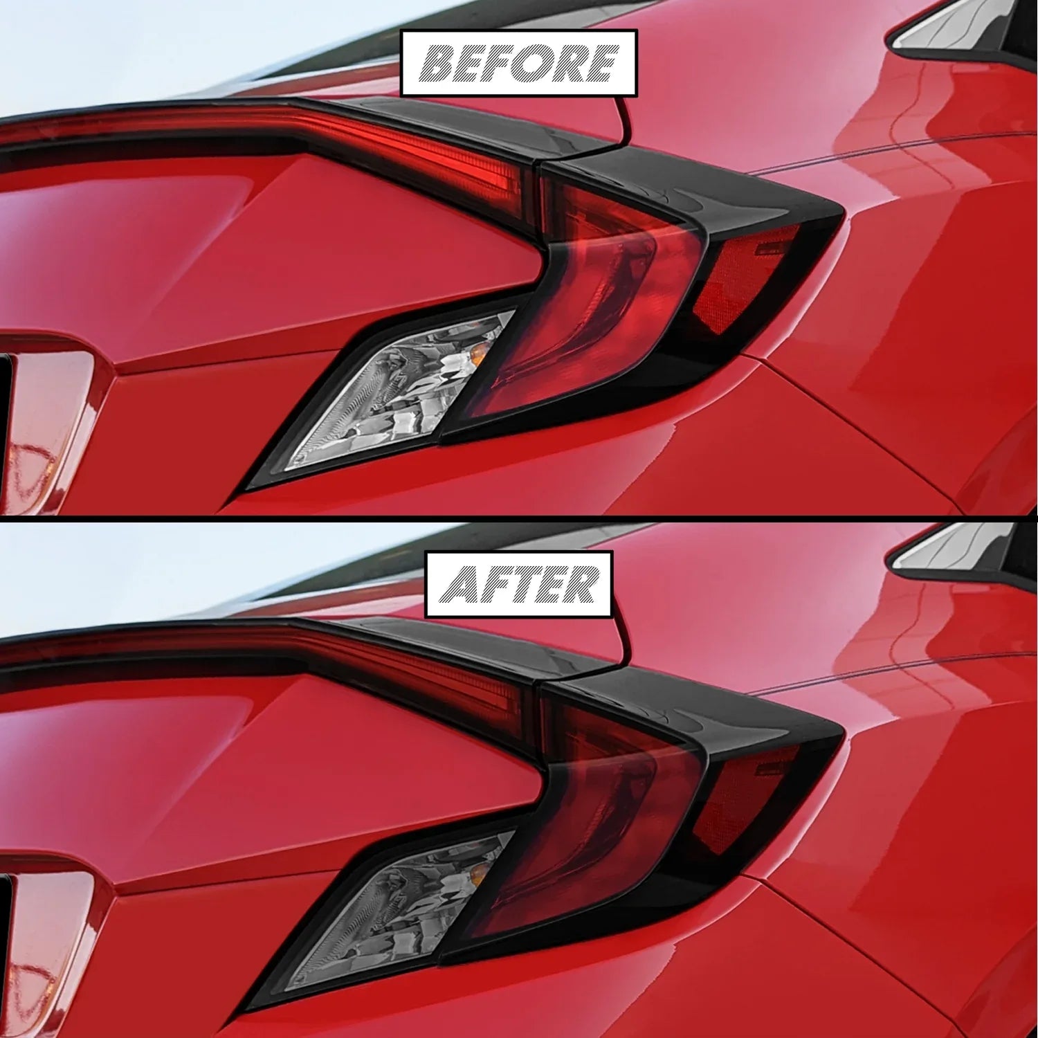 2016-2020 Honda Civic Coupe | Tail Light PreCut Tint Overlays