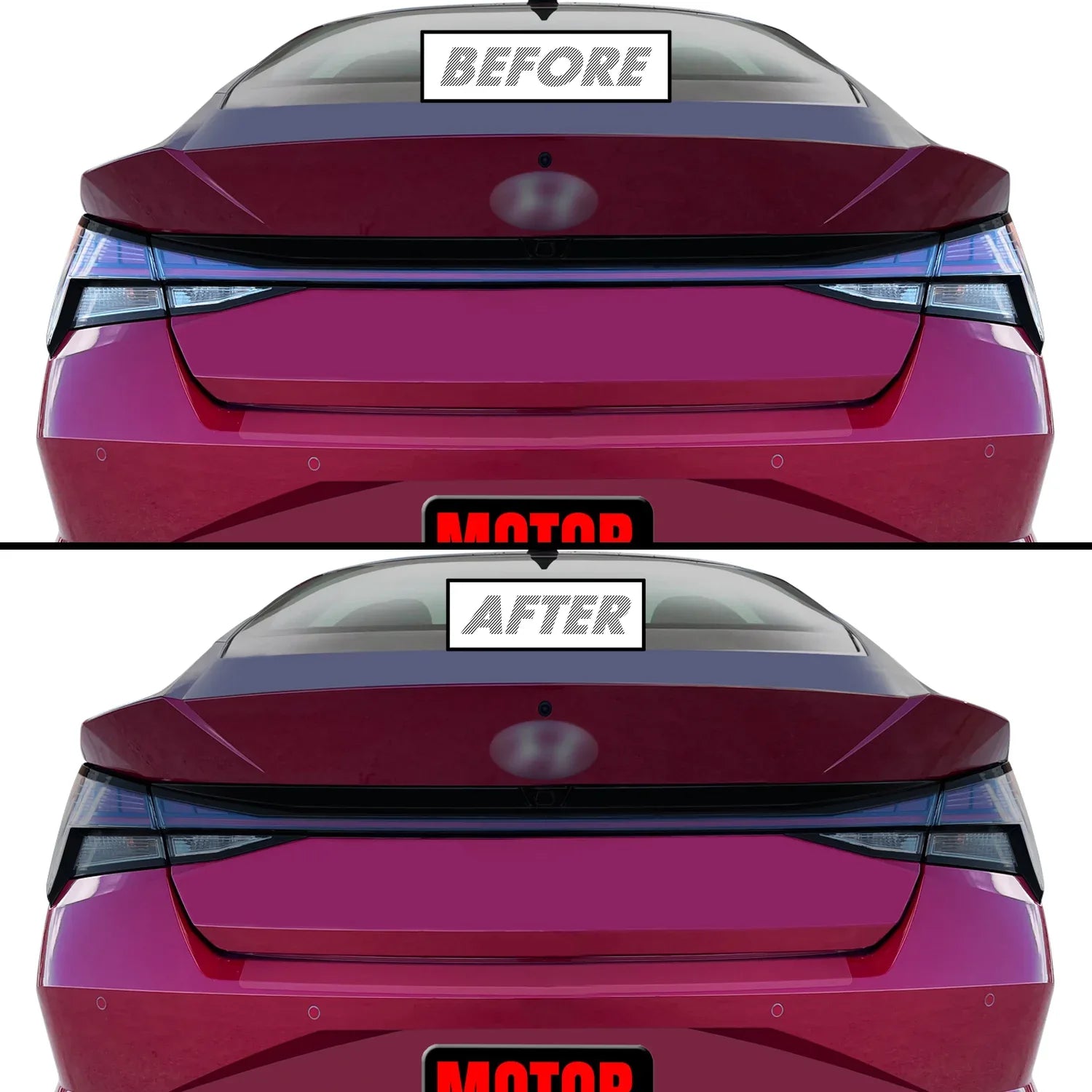 2021-2023 Hyundai Elantra | Tail Light PreCut Tint Overlays