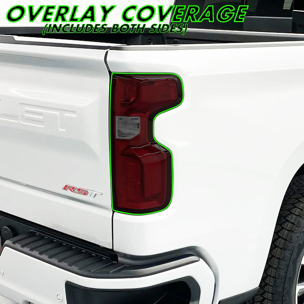 2019-2025 Chevrolet Silverado 1500 | Tail Light PreCut Tint Overlays