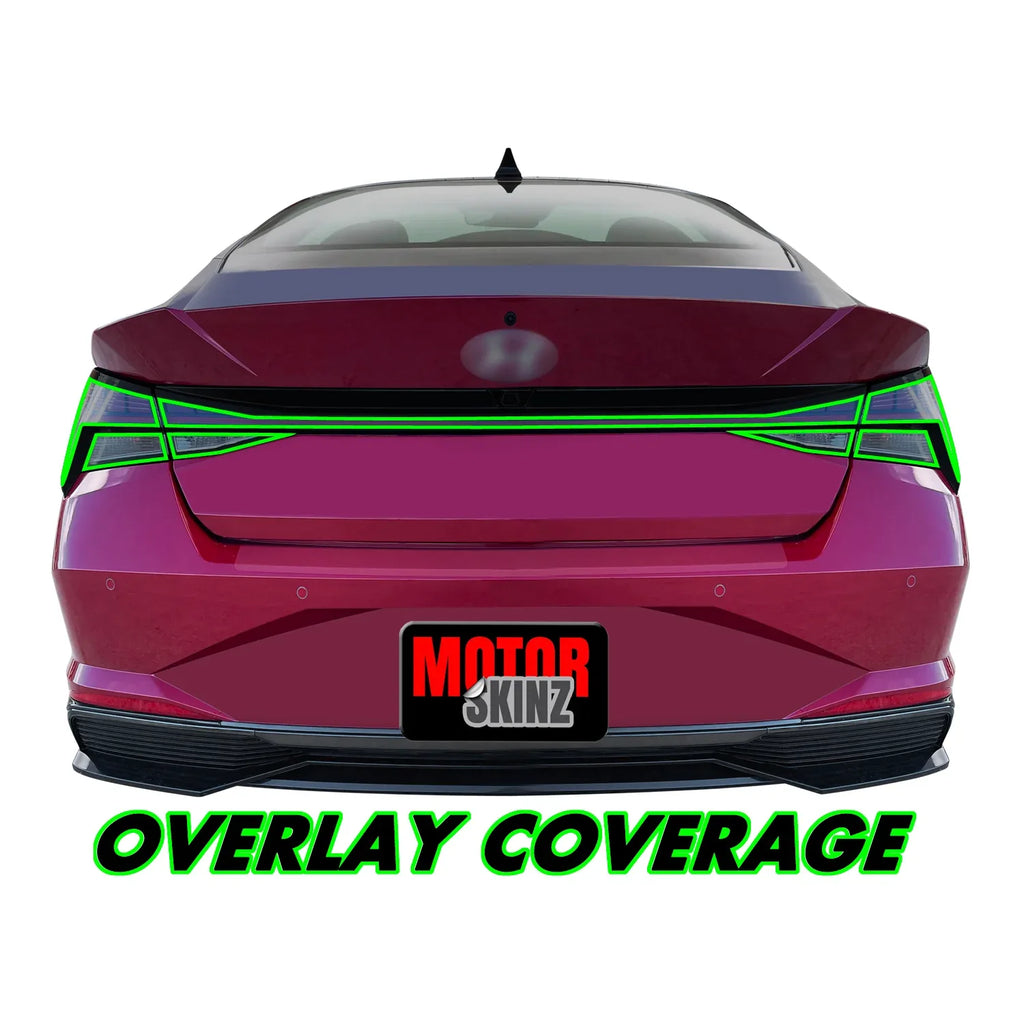 2021-2023 Hyundai Elantra | Tail Light PreCut Tint Overlays