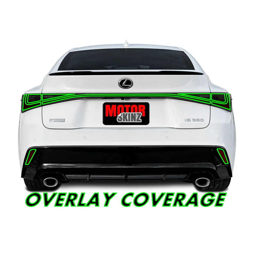 2021-2026 Lexus IS | Tail Light PreCut Tint Overlays