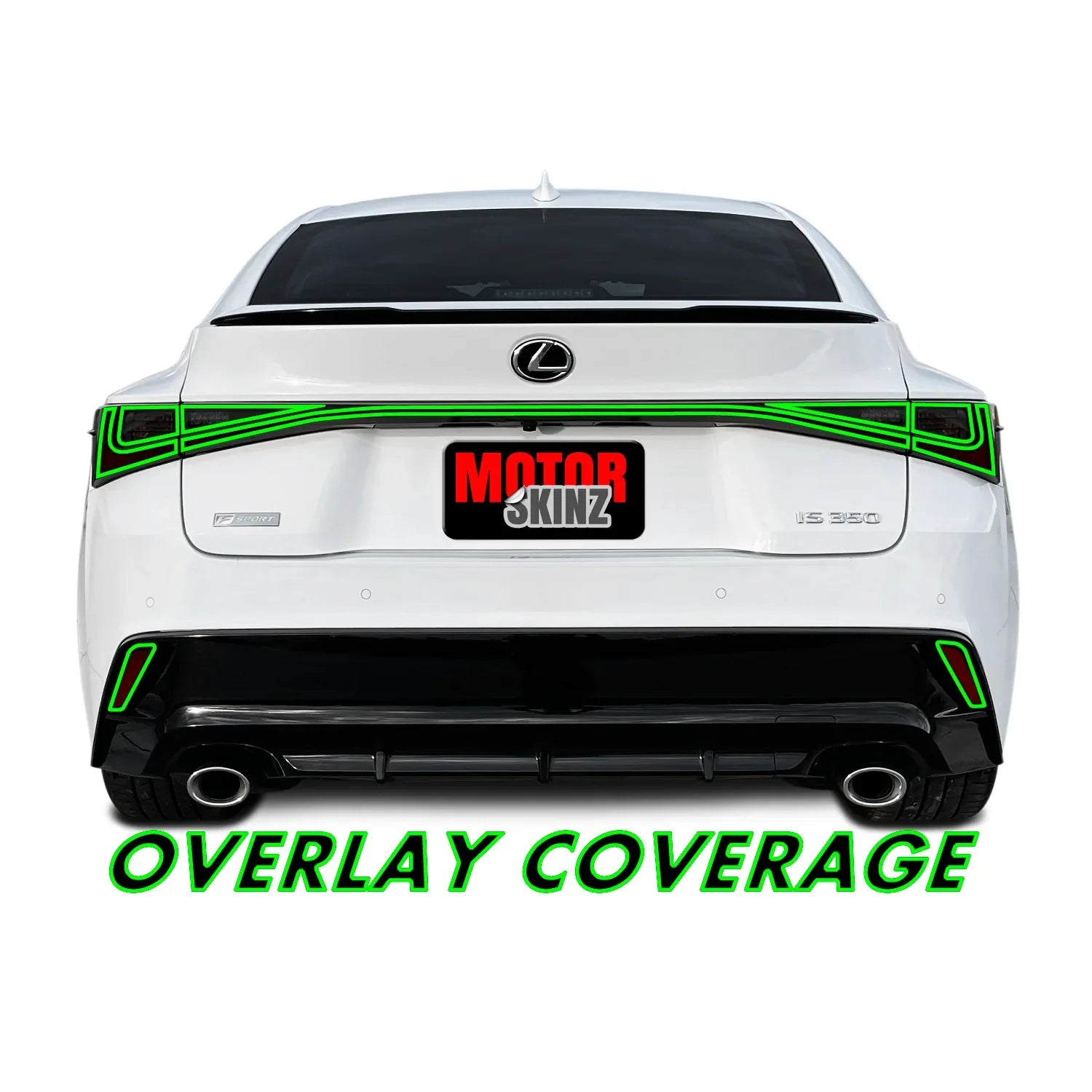 2021-2026 Lexus IS | Tail Light PreCut Tint Overlays