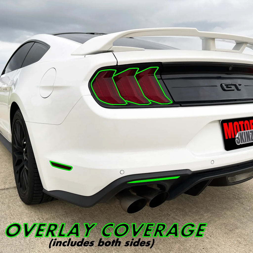 2018-2023 Ford Mustang | Tail Light PreCut Tint Overlays