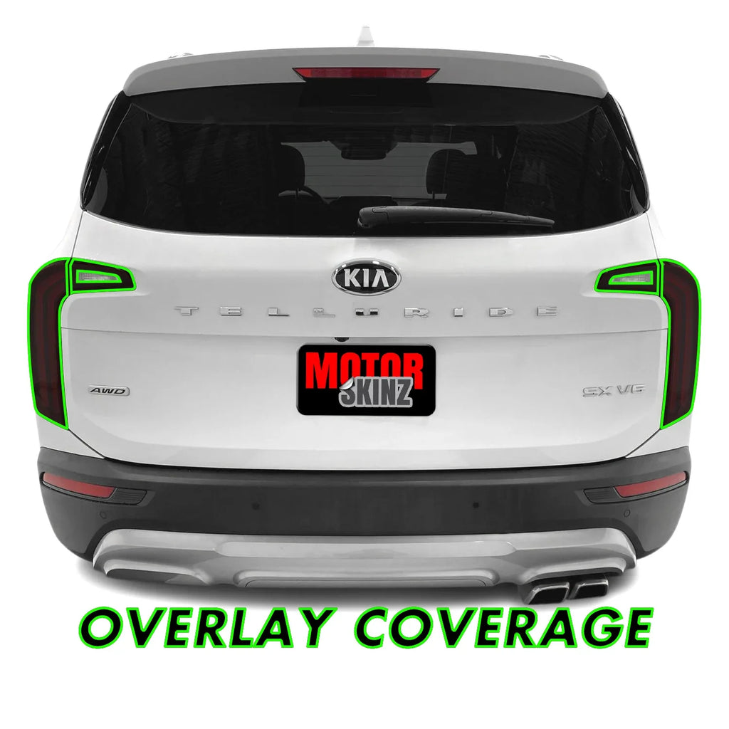 2020-2022 Kia Telluride | Tail Light Cutout PreCut Tint Overlays