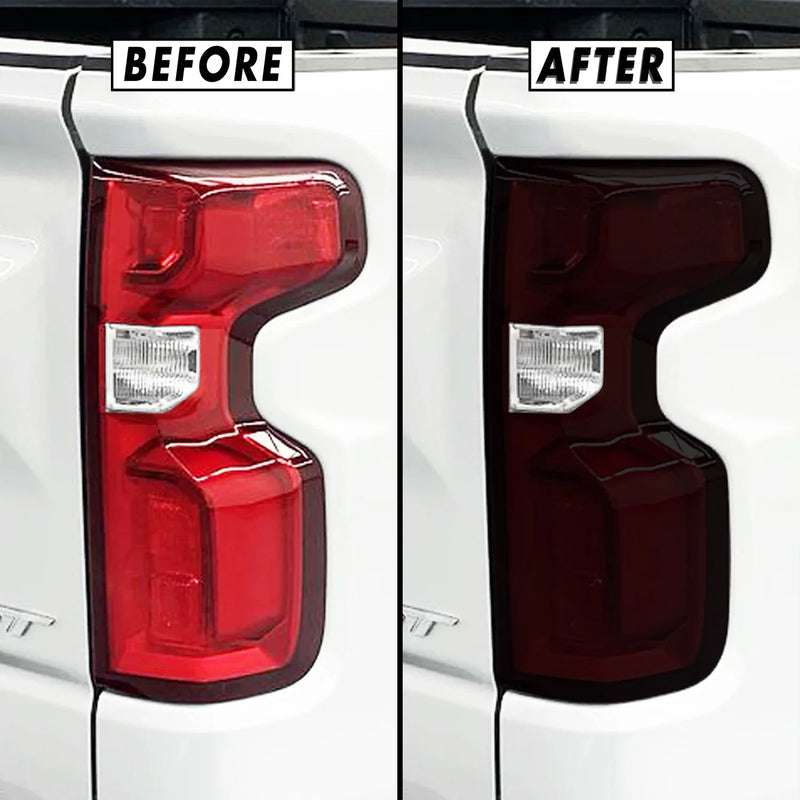 2019-2025 Chevrolet Silverado 1500 | Tail Light Reverse Cutout PreCut Tint Overlays