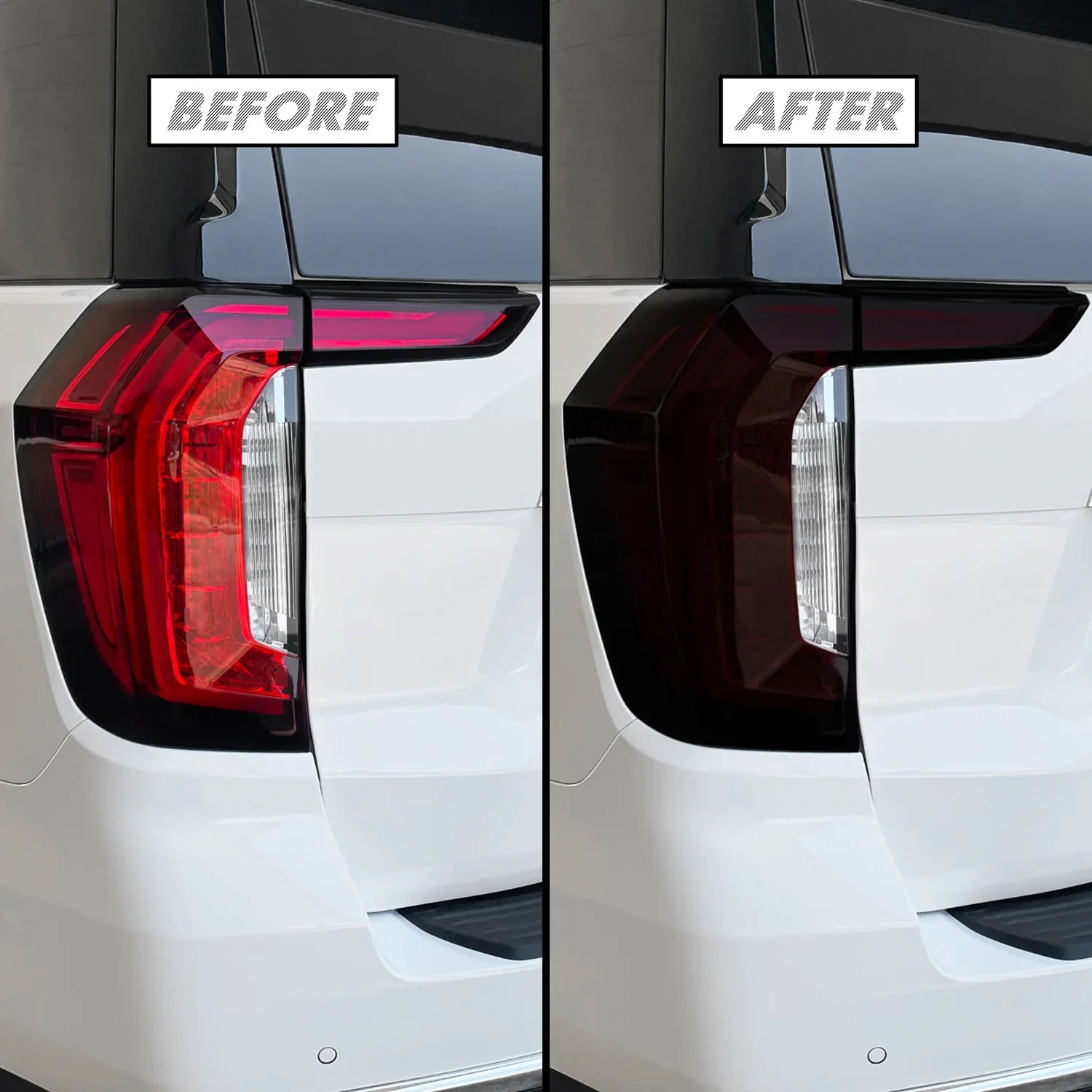 2021-2023 GMC Yukon | Tail Light Cutout PreCut Tint Overlays