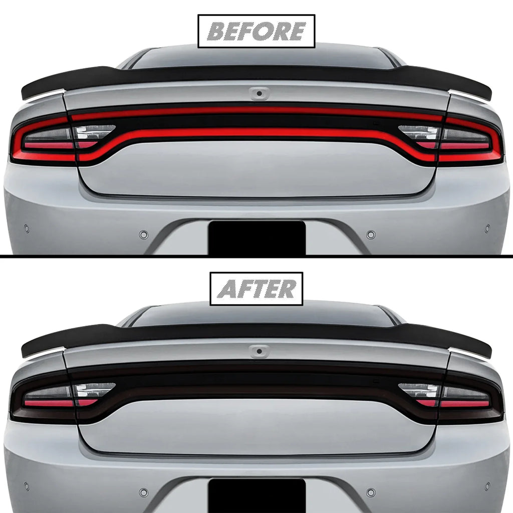 2015-2023 Dodge Charger | Tail Light Cutout PreCut Tint Overlays