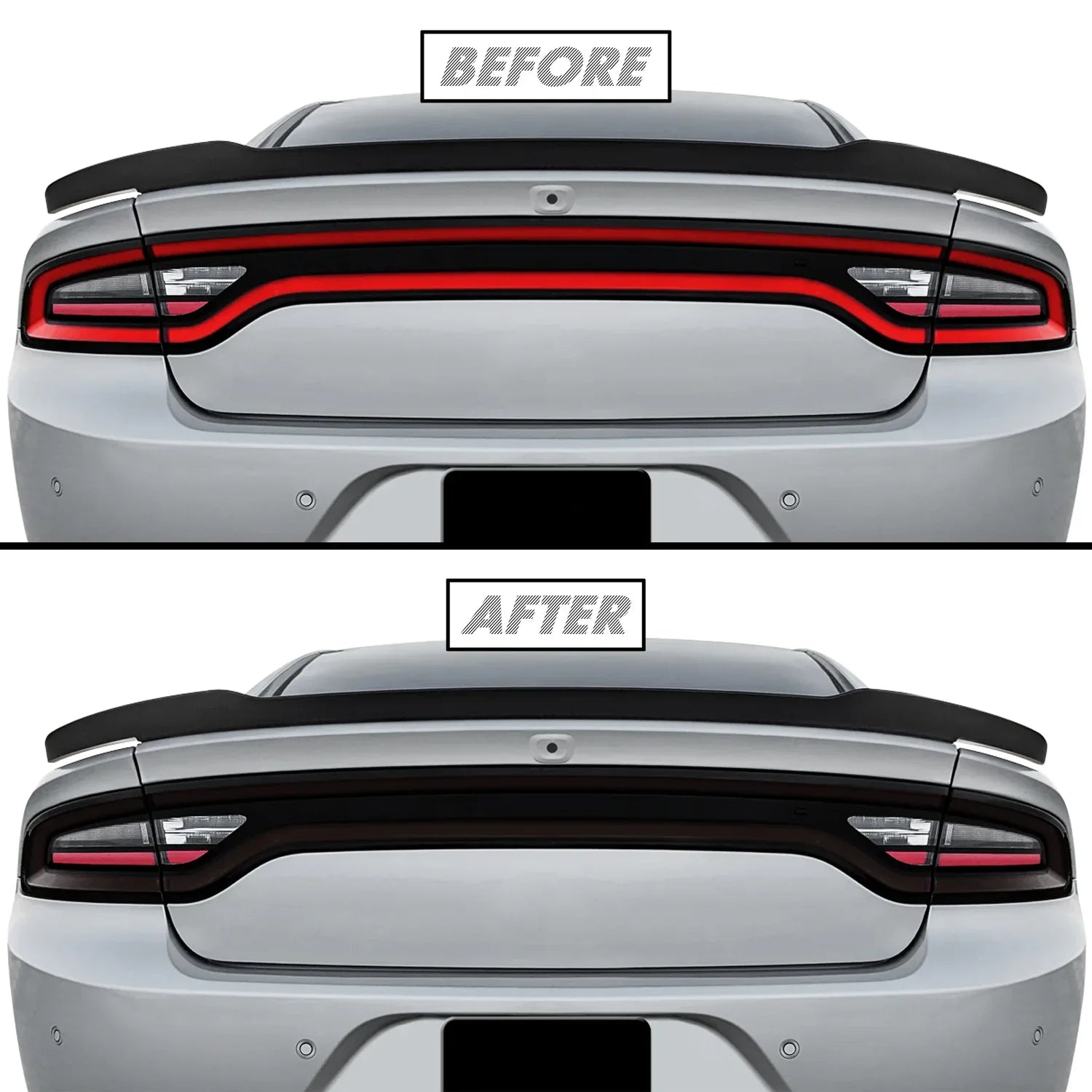 2015-2023 Dodge Charger | Tail Light Cutout PreCut Tint Overlays