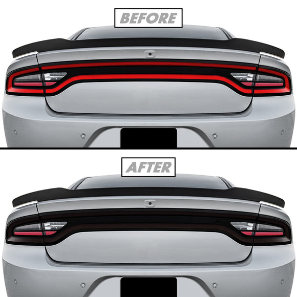 2015-2022 Dodge Charger | Tail Light Cutout PreCut Tint Overlays