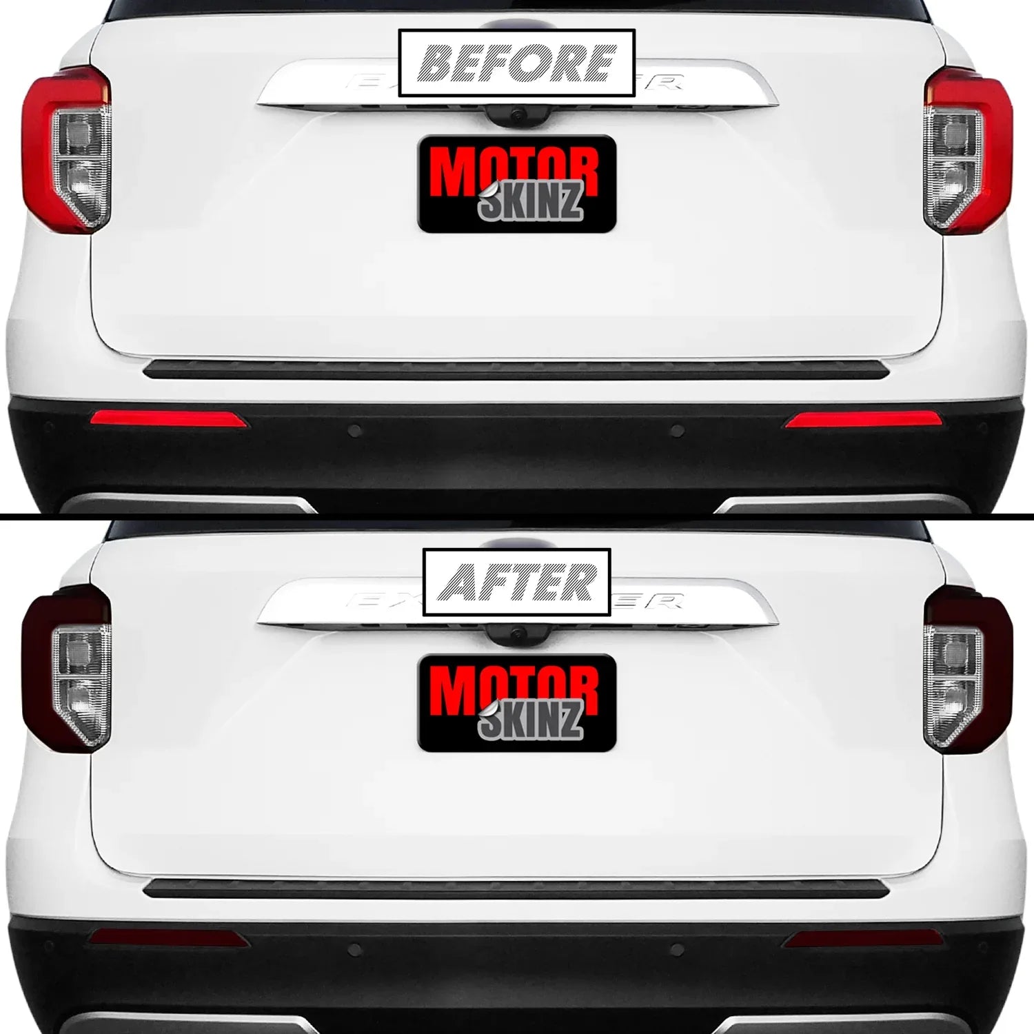 2020-2023 Ford Explorer | Tail Light Cutout PreCut Tint Overlays