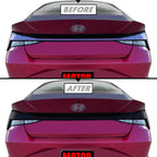 2021-2023 Hyundai Elantra | Tail Light Cutout PreCut Tint Overlays