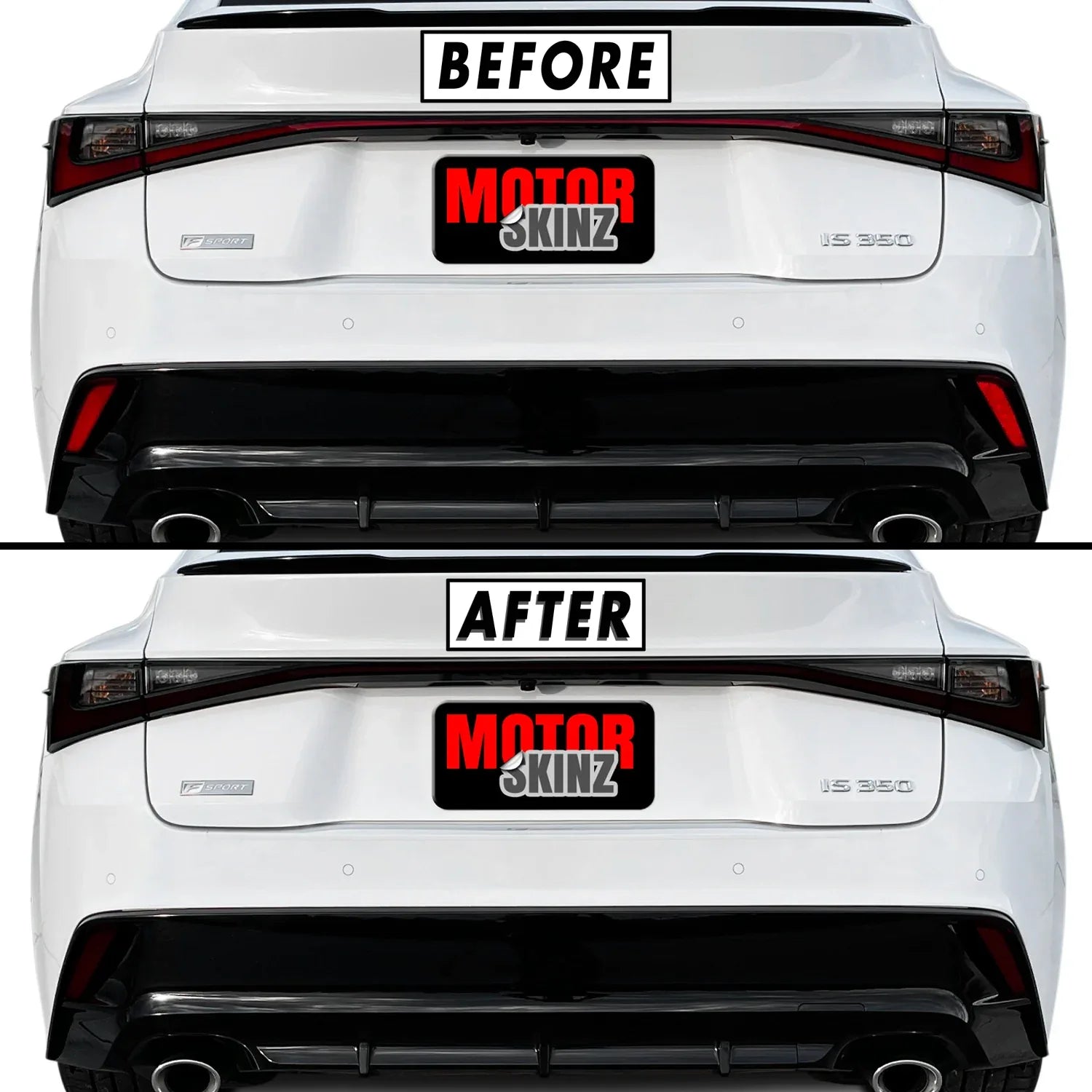 2021-2026 Lexus IS | Tail Light Cutout PreCut Tint Overlays