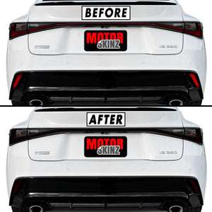 2021-2022 Lexus IS | Tail Light Cutout PreCut Tint Overlays