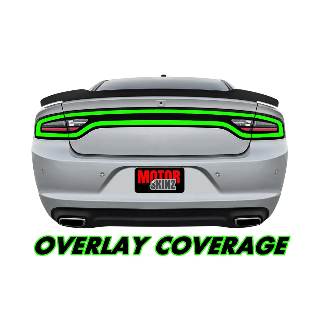 2015-2023 Dodge Charger | Tail Light Cutout PreCut Tint Overlays