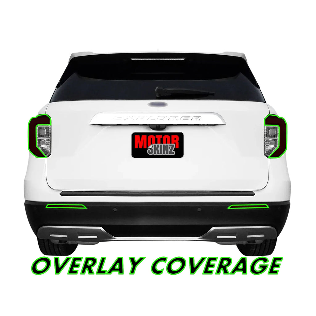 2020-2023 Ford Explorer | Tail Light Cutout PreCut Tint Overlays