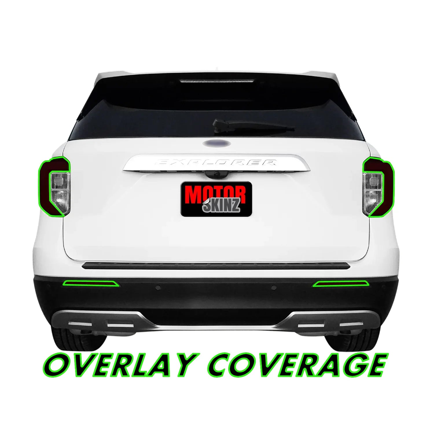 2020-2023 Ford Explorer | Tail Light Cutout PreCut Tint Overlays