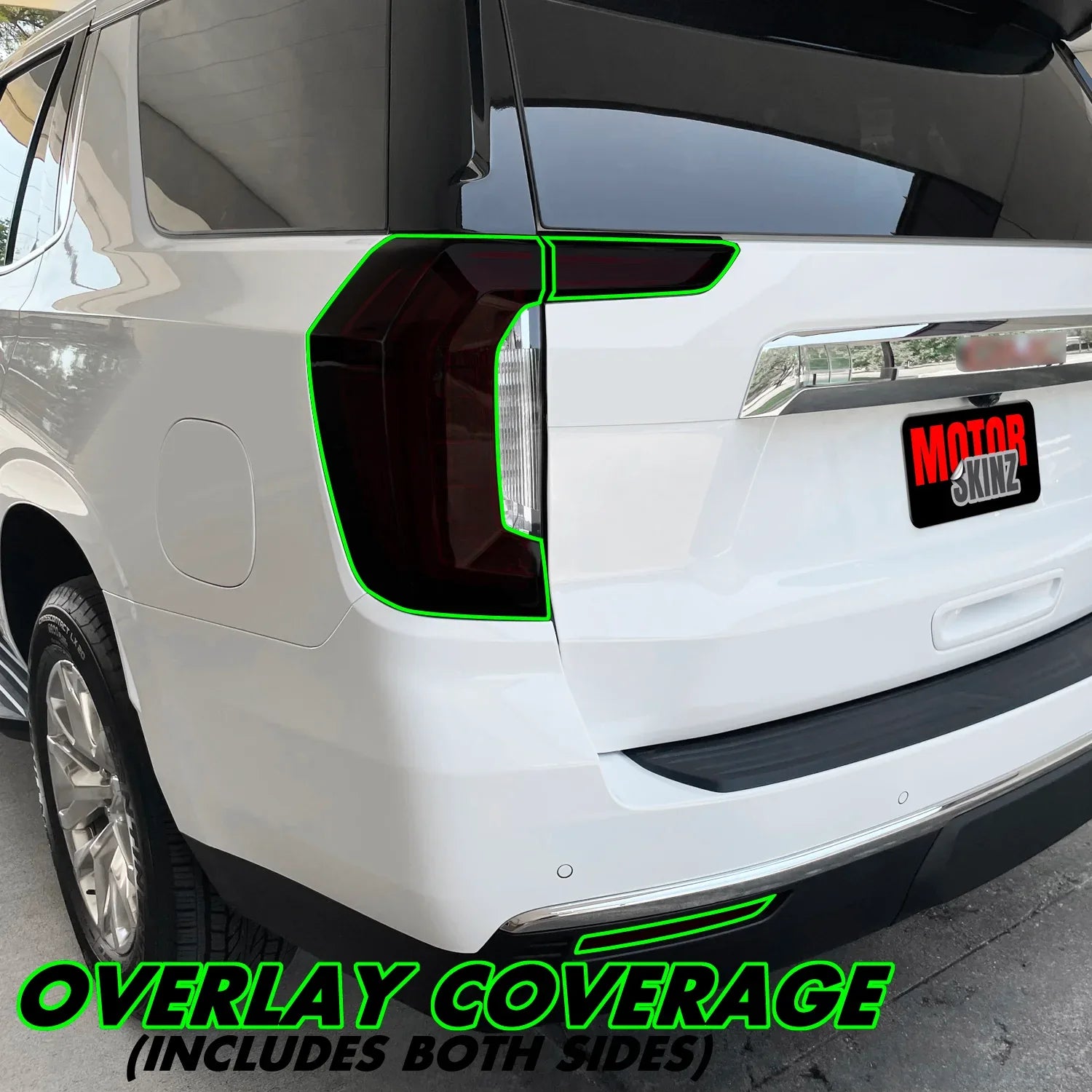 2021-2023 GMC Yukon | Tail Light Cutout PreCut Tint Overlays