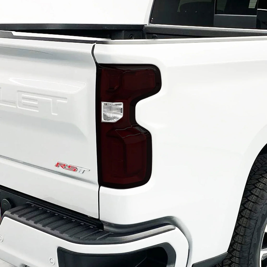2019-2025 Chevrolet Silverado 1500 | Tail Light Reverse Cutout PreCut Tint Overlays