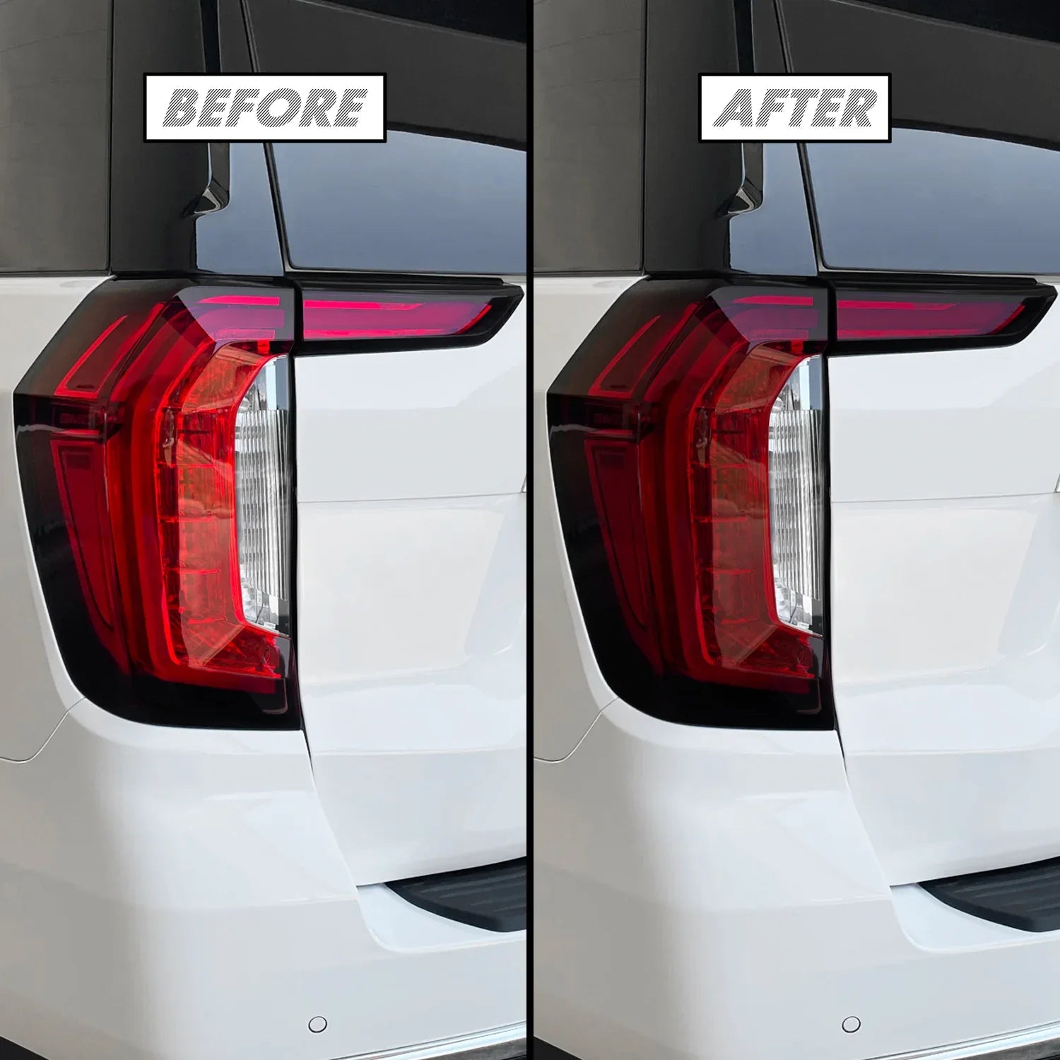 2021-2023 GMC Yukon | Tail Light Cutout PreCut Tint Overlays