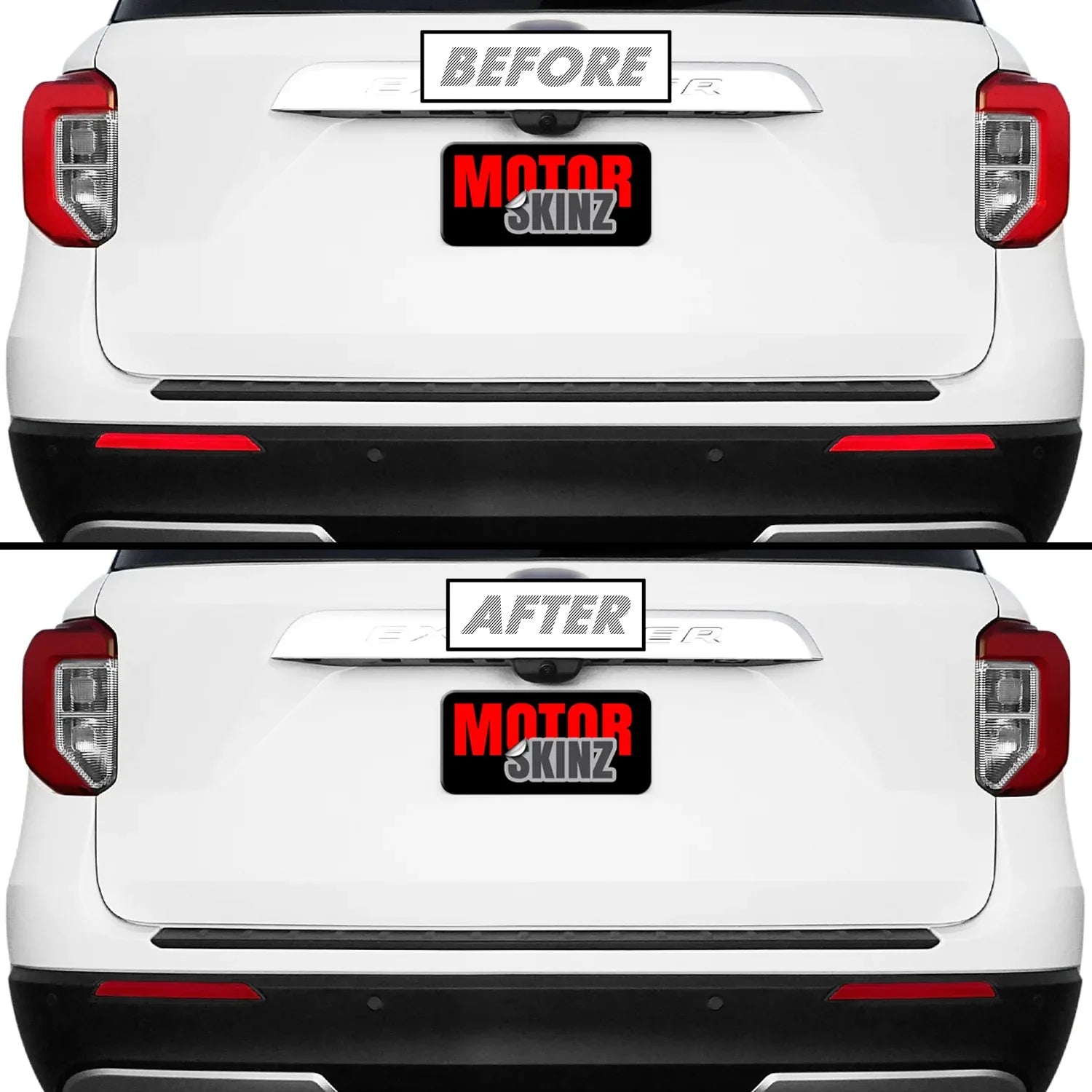 2020-2023 Ford Explorer | Tail Light Cutout PreCut Tint Overlays