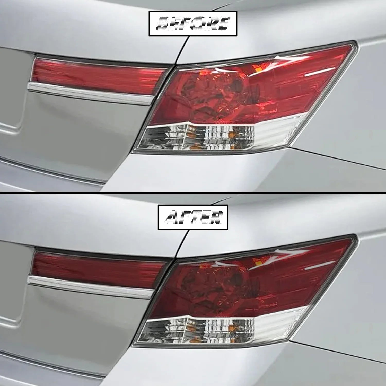 2008-2012 Honda Accord Sedan | Tail Light Cutout PreCut Tint Overlays